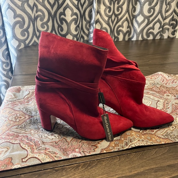 NAPOLEONI Beautiful New red boots - Picture 7 of 8